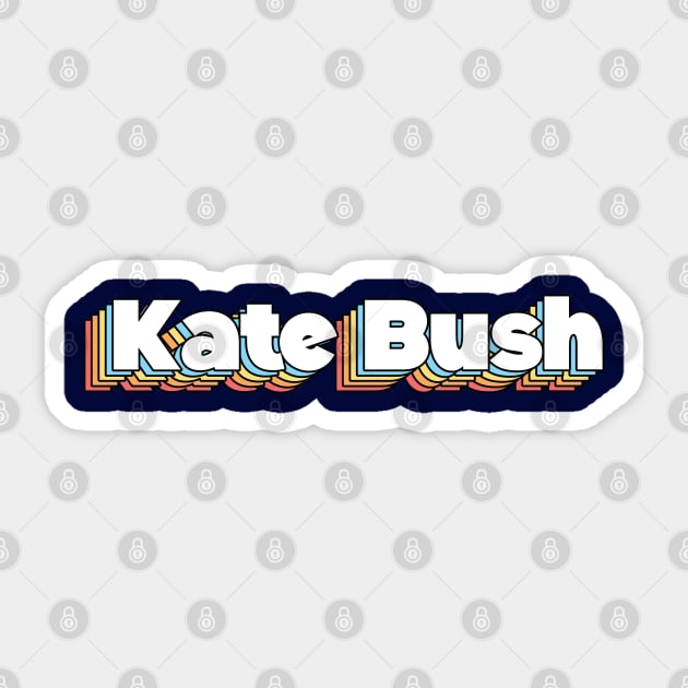 Kate Bush Vintage Text design Sticker by Trendsdk
